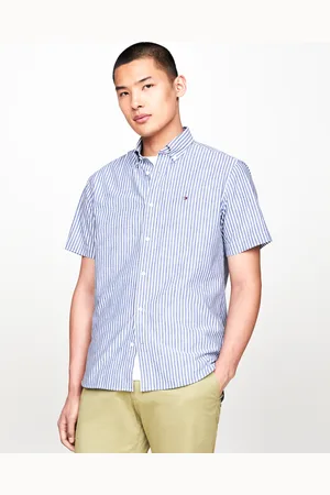 Tommy Hilfiger Menswear casual overhemd met korte mouwen