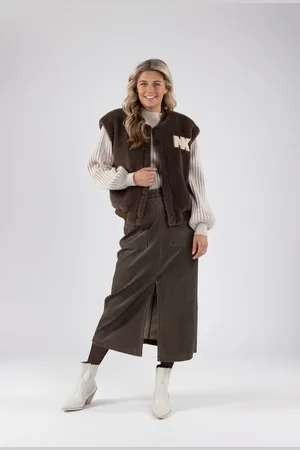 NUKUS San francisco skirt walnut