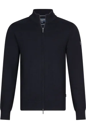 Cavallaro Napoli Merino full zip cardigan vesten 119245003