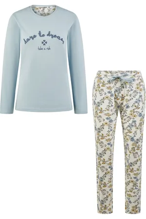 by Louise Dames pyjama set lang dare to dream bloemen print