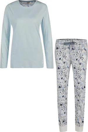 by Louise Dames pyjama set jersey katoen gebloemd