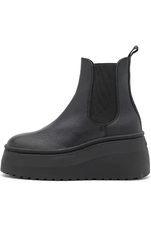 Steve Madden Pegasus leren chelsea boot