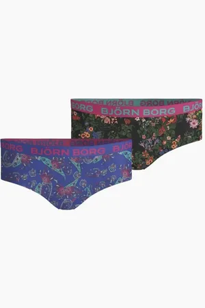 Björn Borg Meisjes hipster 2-pack – paisley & mystic flower