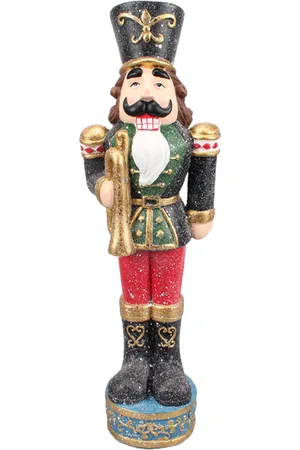 Clayre & Eef Beeld notenkraker 65 cm polyresin kerstdecoratie
