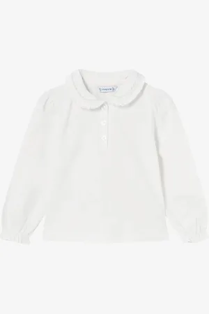 Mayoral Meisjes shirt longsleeve natural
