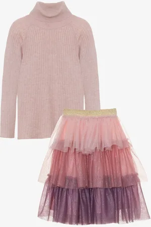 PATACHOU Meisjes set tulle rok roze
