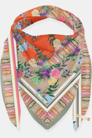 MUCHO GUSTO ® sjaal st. tropez creme bloem