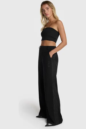 Alix the label 2411137010 ladies woven jacquard pants