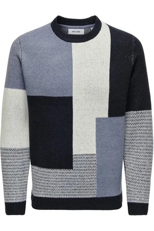 Only & Sons Onslucio life reg 7 cb crew knit dessin