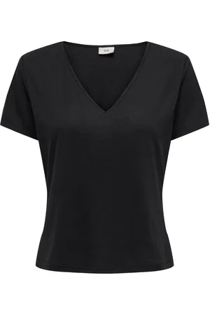 JACQUELINE DE YONG Dora dodo s/s v-neck glitter top