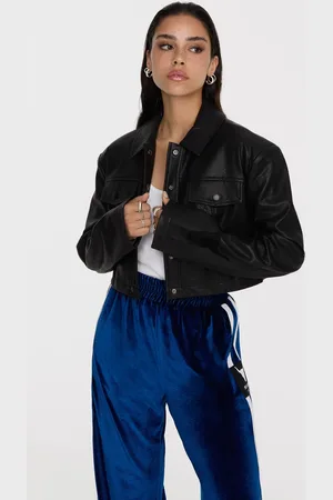 Alix the label 2412405941 faux leather blouse