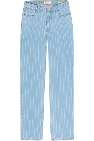 Wrangler Straight crop stone stripe