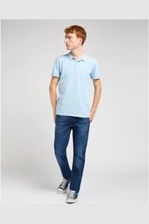 Lee Pique polo heather sky