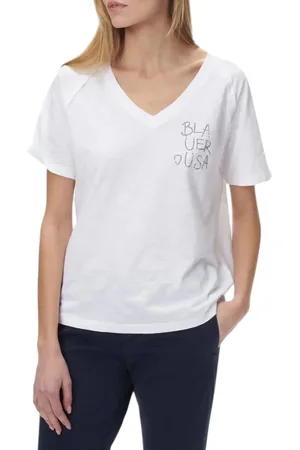 Blauer T-shirt dames