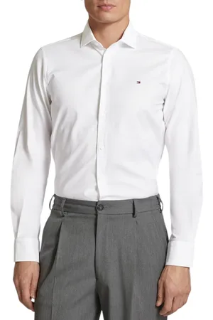 Tommy Hilfiger Original slim fit overhemd met stretch