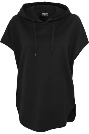 Urban classics Dames baby terry hoodie met korte mouwen