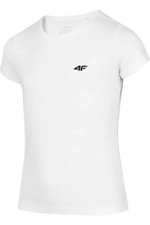 4F Effen t-shirt van biologisch katoen voor meisjes
