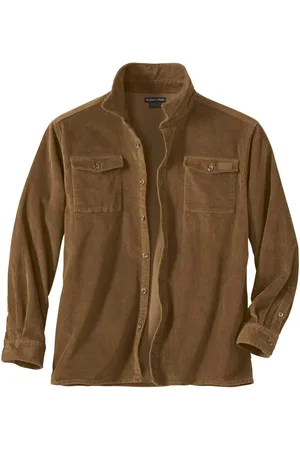 Atlas For Men Heren corduroy overhemd