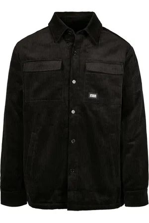 Urban classics Heren corduroy overhemd jas