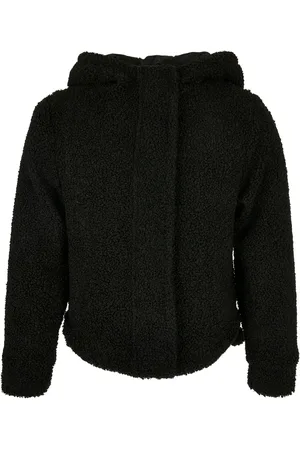 Urban classics Korte meisjes sherpa jas