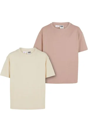 Urban classics Meisjes oversized vriend t-shirt (set van 2)