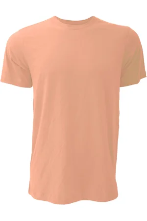 Bella + Canvas Canvas unisex jersey crew t-shirt met hals / heren t-shirt met korte mouwen