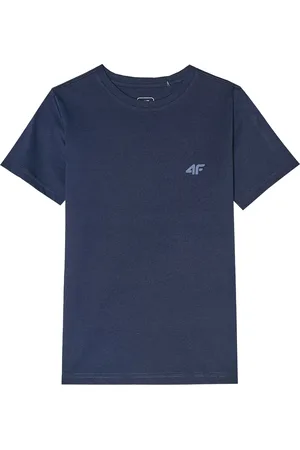 4F Katoenen t-shirt met logo voor jongens