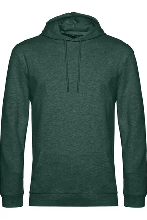 B and C Unisex french terry hoodie voor volwassenen