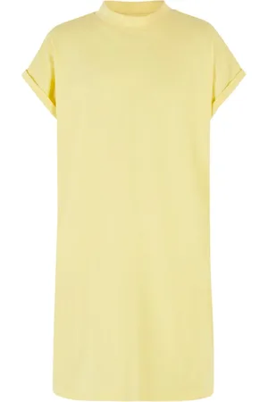 Urban classics Schildpadhals t-shirt jurk voor meisjes