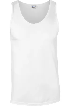 Gildan Heren softstyle effen tank top