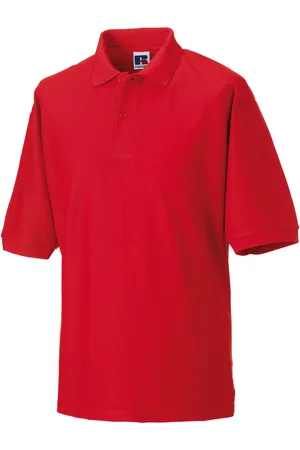 Jerzees Colours Russell mens klassiek poloshirt met korte mouwen van katoen