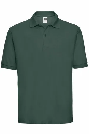 Jerzees Colours Russell mens klassiek poloshirt met korte mouwen van katoen