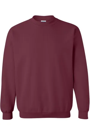 Gildan Unisex adult sweatshirt met zware mouwenhals
