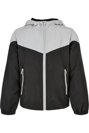 Urban classics Jongens tech windrunner tweekleurig jasje