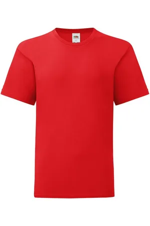 Fruit Of The Loom Effen kinder/kids iconic 150 t-shirt