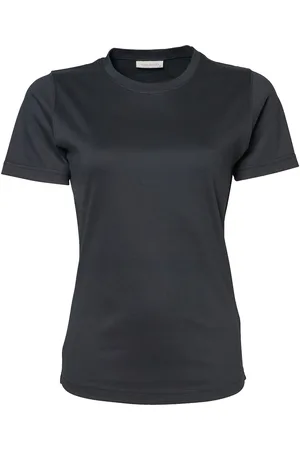 TeeJays Dames interlock t-shirt met korte mouwen