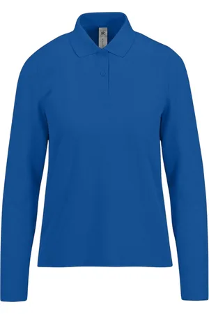 B and C Dames my polo 210 poloshirt met lange mouwen