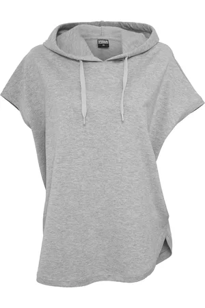 Urban classics Dames baby terry hoodie met korte mouwen