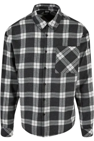 Urban classics Geruit boxy overhemd heren