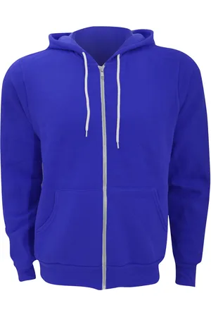Bella + Canvas Canvas unixex zip-up polycotton fleece hooded sweatshirt / hoodie