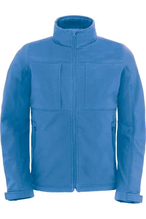 B and C Heren soft shell jas met capuchon