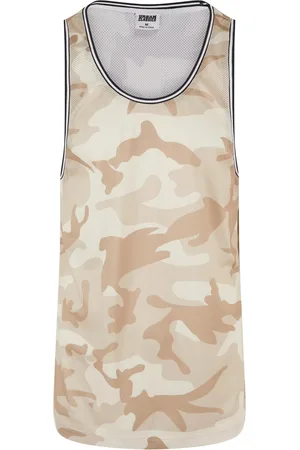 Urban classics Heren camo mesh tanktop
