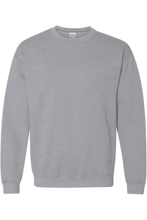Gildan Unisex adult sweatshirt met zware mouwenhals