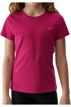 4F Effen t-shirt van biologisch katoen voor meisjes