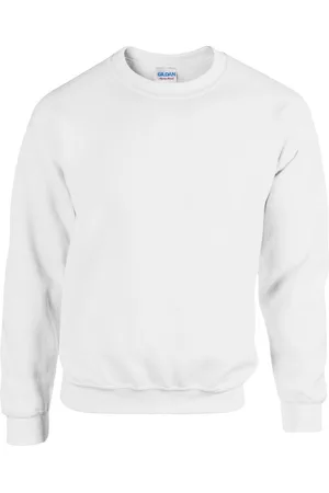 Gildan Unisex adult effen sweatshirt met zware mouwenhals