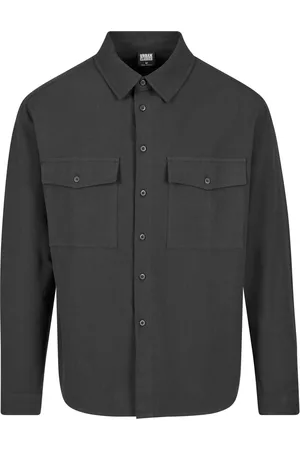 Urban classics Heren basis crepe overhemd