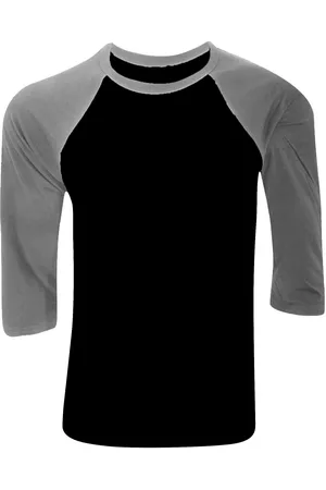Bella + Canvas Canvas heren 3/4 mouwen baseball t-shirt