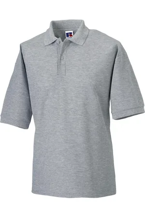 Jerzees Colours Russell mens klassiek poloshirt met korte mouwen van katoen
