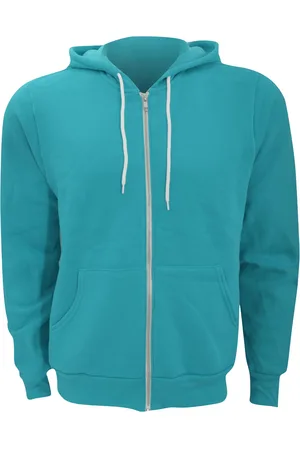 Bella + Canvas Canvas unixex zip-up polycotton fleece hooded sweatshirt / hoodie