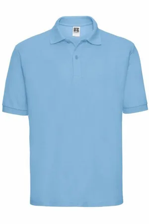 Jerzees Colours Russell mens klassiek poloshirt met korte mouwen van katoen